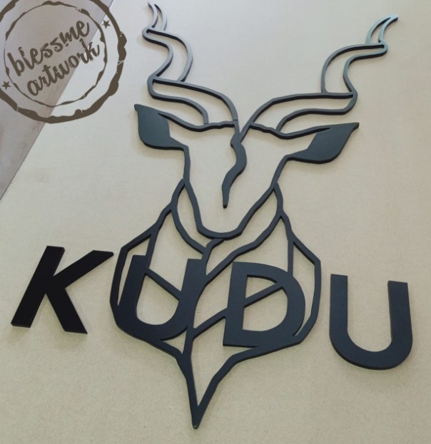 Logo kayu  Kudu Kopi  Blessme artwork